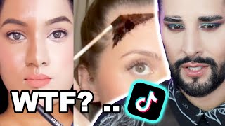 What is going on with TikTok Beauty Influencers  PRO MUA REACTS [upl. by Enidaj]