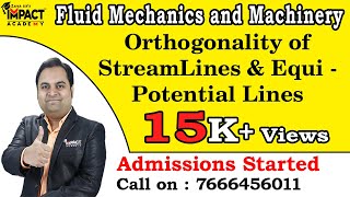 Orthogonality of Stream Lines amp Equi  Potential Lines  Fluid Kinematics  FMM freeengineering [upl. by Macdermot]