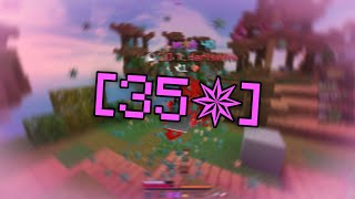 Getting 35⭐ in Skywars with an ADMIN CRYSTAL PRESTIGE [upl. by Nuawed]