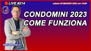 SUPERBONUS CONDOMINI 2023 la guida aggiornata le novità e i chiarimenti 🔴214 [upl. by Lunnete]