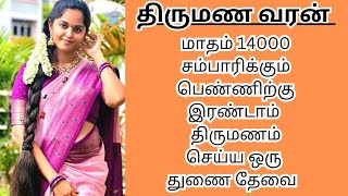 INDIRAJA 33  14000 INCOME  second marriage  second marriage tamil  TMS315 [upl. by Perlman462]