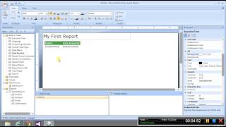 Build My First SSRS Report Using Report Builder 30 [upl. by Hoi]