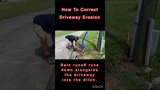 How To Prevent Driveway Erosion whojoedaddy [upl. by Chabot432]