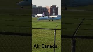 Air Canada Dash800 Leaving ottawaairport aviation planespotting aircanada [upl. by Ecyla]