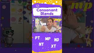 Phonics  Ending Consonant Blends Pt Mp Nt Xt Nd shorts [upl. by Norrabal]