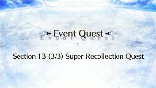 FGO NA Road To 7 Lostbelt No1 Super Recollection Quest vs Salieri [upl. by Notxed220]