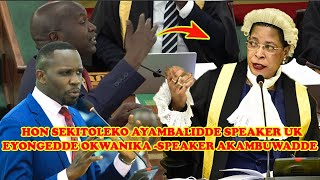 LOP Speaker lekeraawo okwekazalwaki olemedde ku Sanctions zogamba nti tezikulumye [upl. by Rybma]