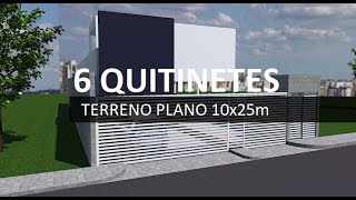 6 QUITINETES 20m TERRENO 10x25m [upl. by Vidovik]