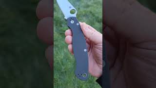 Spyderco Military S90V Sprint Run [upl. by Oloapnaig]