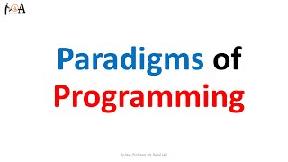 Paradigms of Programming Languages  Imperative vs Declarative  Lec  02 [upl. by Pelagi823]