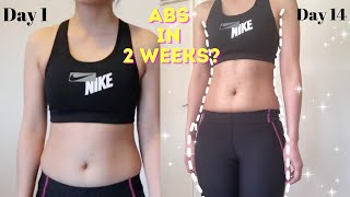 ABS IN 2 WEEKS  I Tried Chloe Tings Ab Workout Challenge  This is What Happened [upl. by Yadsnil]