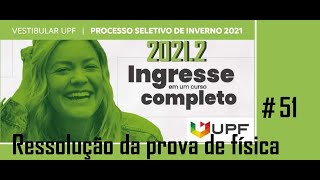 FÍSICA–UPF–20212–Questão51 Em um show temos dois patinadores com a mesma massa e andando em linha [upl. by Nilhtac]