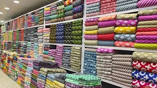 New Latest Designer Fabrics  Cotton Fabric Wholesale Market  Fabric  wholesale Market [upl. by Klusek874]