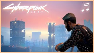 CYBERPUNK 2077 Kerry Eurodyne Roof OST  Ambient Soundtrack [upl. by Brita]