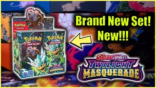 Opening The Brand New Set Pokemon TCG Scarlet amp Violet Twilight Masquerade [upl. by Torrance]