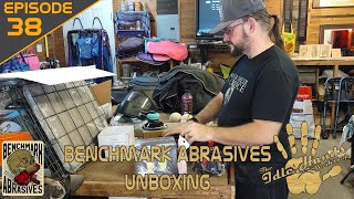 Episode 38 Unboxing Benchmark Abrasives 6 inch random orbital sander and NEW PPE [upl. by Lerrad]