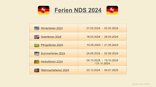 Ferien NDS 2024 [upl. by Gamali]