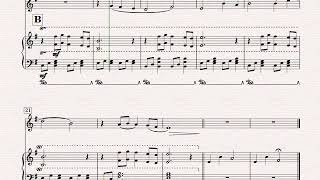 Despair Naruto  Violin and Piano Sheet Music [upl. by Ennovoj50]