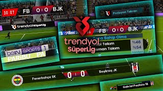 Trendyol Süper Lig 2425 Scoreboard msylmaz versiyon PES21SP25SP24 [upl. by Guillaume]