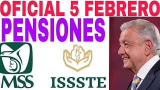 🥊5 FEBRERO INICIA PENSIÓN ISSSTE NUEVA INFORMACIÓN PENSIONADOS Y JUBILADOS 2024♥️ [upl. by Durr801]