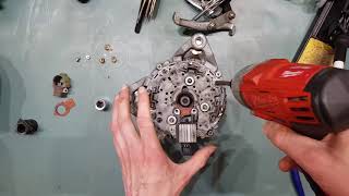 Make your own HIGH OUTPUT alternator  Part 1 The Teardown [upl. by Saire826]