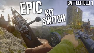 BATTLEFIELD 1 KIT SWITCH STREAKS  BF1 Gameplay Multiclass [upl. by Nyrol]