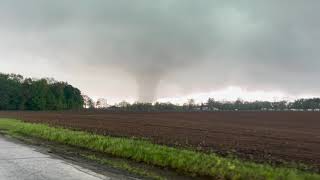 Tornado storm system caught on video in Michigan [upl. by Eddie]