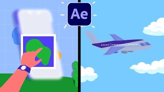 Motion Graphics Scene Transition And Camera With Null Object in After Effects Tutorials [upl. by Annehs726]