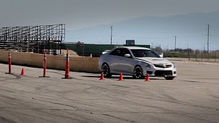 Cadillac ATSV  Fast Blast MPG Track Review  Everyday Driver [upl. by Attinahs392]