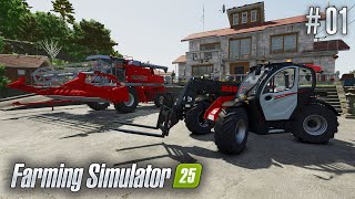 FS 25 ON ATTAQUE UNE NOUVELLE AVENTURE SUR FARMING SIMULATOR 25 01 [upl. by Enecnarf]