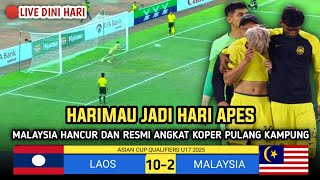 🔴GEMPARKAN ASEAN DINI HARI  LAOS U17 10 VS MALAYSIA U17 2  Asean Cup Qualifiers U17 2025 [upl. by Hess]