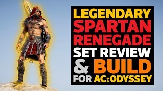 Legendary Spartan Renegade Set Review amp Build for AC Odyssey [upl. by Airotkiv]