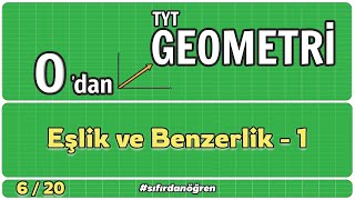 Eşlik ve Benzerlik 1  0 Dan TYT Geometri Kampı  620  Geometri [upl. by Velma]