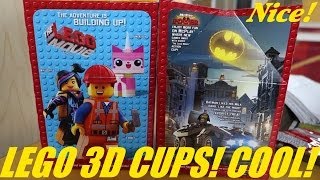 Lego the Movie McDonalds Happy Meal for Kids  3D Cups [upl. by Charteris]