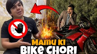 SW pet house ne mamu ki bike Chori Kar Li valid 😭 Chori ka ilzam [upl. by Vyse959]