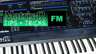 Oberheim Matrix12 Programming Tips  Tricks 1 FM [upl. by Urbana]