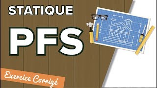 Principe Fondamental de la Statique PFS  Méthode et Application [upl. by Ynittirb]