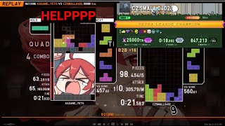 Teto fights the BEST Tetrio Player in the World [upl. by Solohcin474]