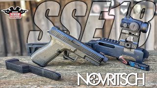 SSE18 Electric Pistol By Novritsch   Review amp Test Shot   Airsoft Review en Español [upl. by Lered388]