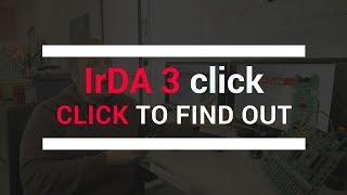 IrDA 3 click  An intelligent IR transceiver device [upl. by Creedon]