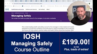 IOSH Managing Safely Andy Protheroe [upl. by Aviv]