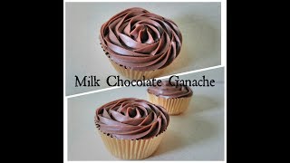 How to make Milk Chocolate Ganache  Easy Chocolate frosting [upl. by Melc]