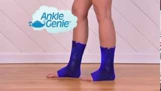 Ankle Genie  As Seen On TV Compression Sleeve [upl. by Sackman]