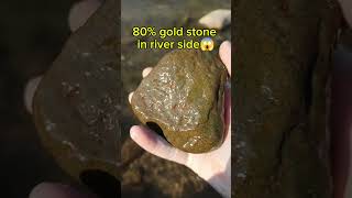 🏆gold Dotteds stone 😱 stones amethyst metaldetecting stonecollecting gemstones rockhounding [upl. by Ykciv]