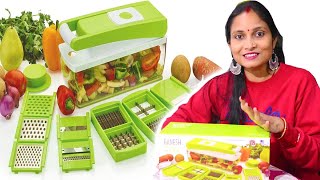 nicer dicer plus  Multipurpose Vegetable Chopper Cutter Grater Slicer [upl. by Chanda]