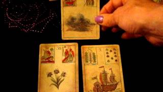 Lenormand 3Card Mystery Spread Great for Beginners [upl. by Yelsew612]