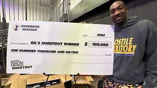 Gilbert Arenas Has BAMBI LEGS in the Gils Arena Shootout Anthony Miracola 100k Redemption [upl. by Armitage]