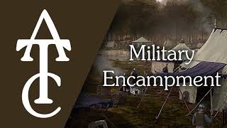 RPG  DampD Ambience  Military Encampment banter smith marching sword practice [upl. by Ilam]