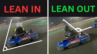 How to LEAN in Karting tutorial [upl. by Anuska]