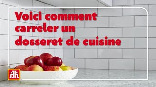 Mise à niveau du dosseret de cuisine [upl. by Read]